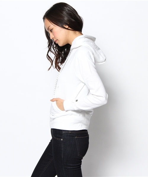 SHIPS for women（シップスフォーウィメン）の「SHIPS Days: ミニ ウラケ パーカー（パーカー・レディース・ホワイト/ブラック/グレー/ネイビー/ダークブルー・LARGE/SMALL/MEDIUM）」の8枚目の写真