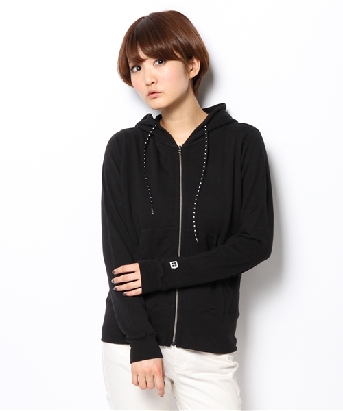 SHIPS for women（シップスフォーウィメン）の「SHIPS Days: ミニ ウラケ パーカー（パーカー・レディース・ホワイト/ブラック/グレー/ネイビー/ダークブルー・LARGE/SMALL/MEDIUM）」の18枚目の写真