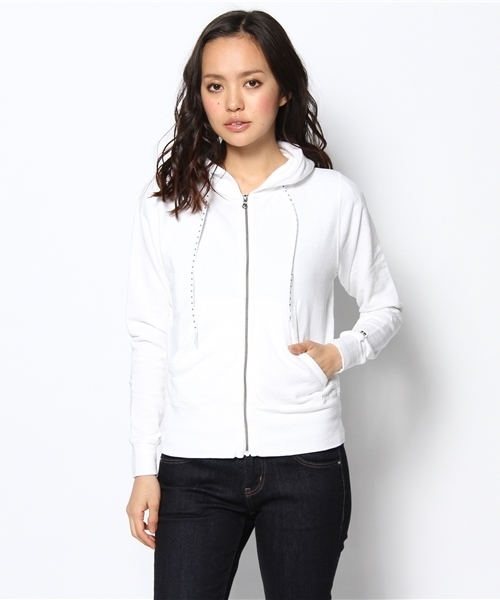 SHIPS for women（シップスフォーウィメン）の「SHIPS Days: ミニ ウラケ パーカー（パーカー・レディース・ホワイト/ブラック/グレー/ネイビー/ダークブルー・LARGE/SMALL/MEDIUM）」の22枚目の写真