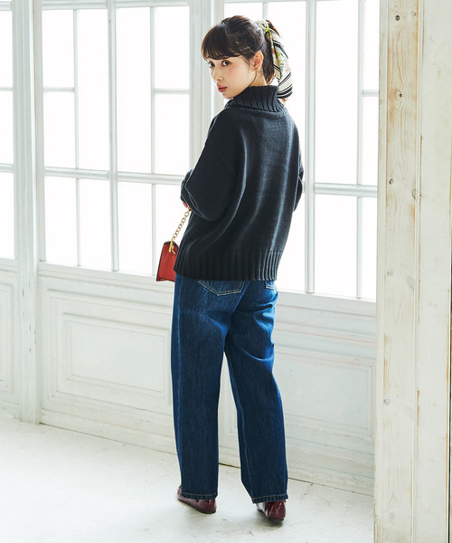 GeeRA(ジーラ)の「タートルニットプルオーバー(ニット/セーター・レディース・ブラック/ベージュ/ピンク系その他・MEDIUM/LARGE/X-LARGE)」の17枚目の写真