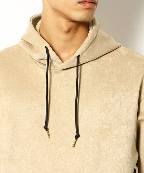 Purple&Yellow（パープルアンドイエロー）の「カットスエード プル