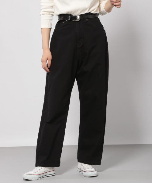 PAGEBOY（ページボーイ）の「【Lee×PAGEBOY】 カウガールパンツ（デニムパンツ・レディース・ブラック/インディゴブルー・SMALL/MEDIUM）」の2枚目の写真