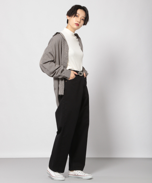 PAGEBOY（ページボーイ）の「【Lee×PAGEBOY】 カウガールパンツ（デニムパンツ・レディース・ブラック/インディゴブルー・SMALL/MEDIUM）」の3枚目の写真