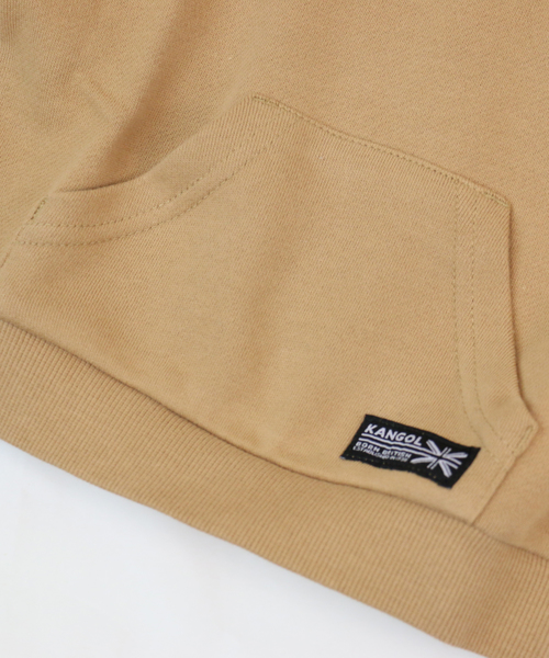 KANGOL（カンゴール）の「KANGOL/カンゴール ロゴパーカー（パーカー・キッズ・チャコールグレー/ホワイト/ベージュ/ピンク・80ｃｍ/90cm/95cm）」の12枚目の写真