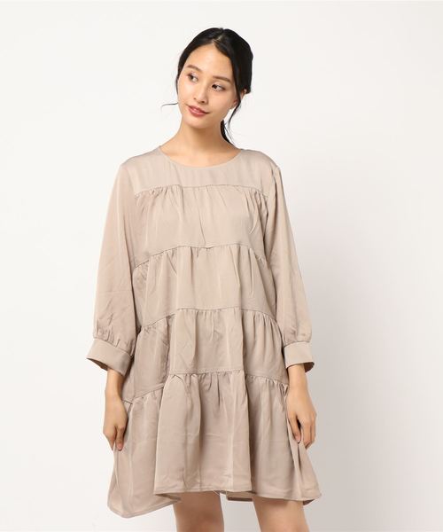 flower(フラワー)の「ホリデーワンピース(ワンピース・レディース・ブラック/ベージュ・FREE)」の9枚目の写真