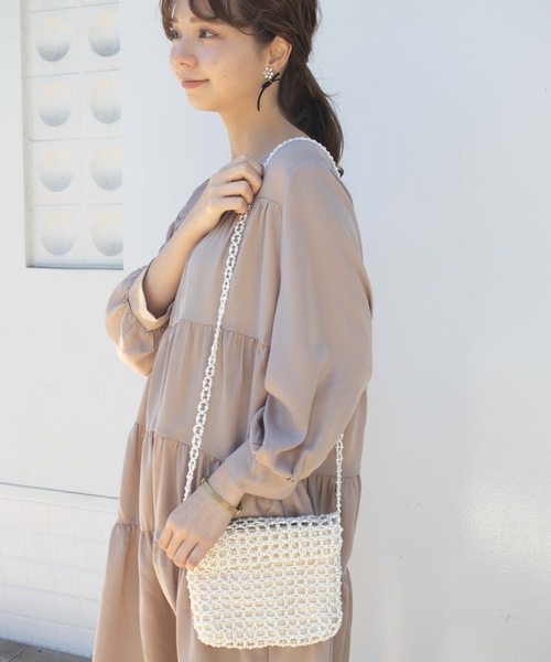 flower(フラワー)の「ホリデーワンピース(ワンピース・レディース・ブラック/ベージュ・FREE)」の7枚目の写真