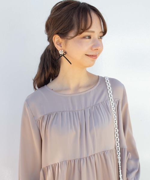 flower(フラワー)の「ホリデーワンピース(ワンピース・レディース・ブラック/ベージュ・FREE)」の6枚目の写真