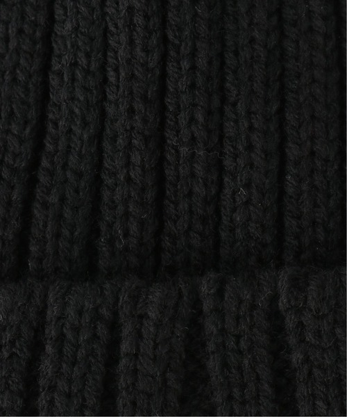 SLOBE IENA（スローブイエナ）の「【MC BURN/エムシーバーン】リブニットキャップ（ニットキャップ/ビーニー・レディース・ブラック/グレー・FREE）」の6枚目の写真