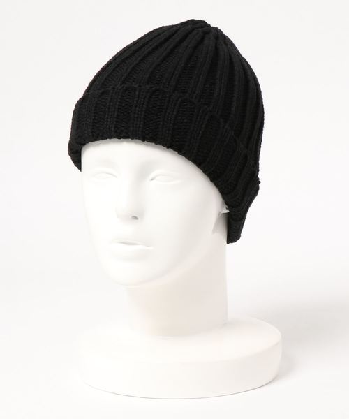 SLOBE IENA（スローブイエナ）の「【MC BURN/エムシーバーン】リブニットキャップ（ニットキャップ/ビーニー・レディース・ブラック/グレー・FREE）」の9枚目の写真