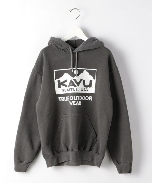 新品未使用 カブー　SC★KAVU PIG ロゴ フーディー パーカー　Lサイズ 即決価格　3212-499-2245 スウェット アウトドア BBQ KAVU（カブー）の「[カブー] SC☆KAVU PIG ロゴ フーディー パーカー