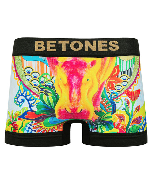 BETONES（ビトーンズ）の「【BETONES/ビトーンズ】「BETONES×Fujiyoshi Brother’s」アンダーウェア MFU004（ボクサーパンツ・レディース・パープル/イエロー/レッド・FREE）」の2枚目の写真