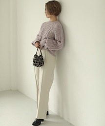 TODAYFUL アイボリー ケーブルニットセーター TODAYFUL アイボリー ケーブルニットセーター