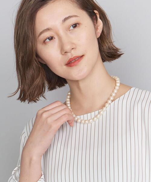 BEAUTY&YOUTH UNITED ARROWS（ビューティーアンドユースユナイテッドアローズ）の「BY DRESS シンプルパールモチーフショートネックレス（ネックレス・レディース・オフホワイト・FREE）」の7枚目の写真