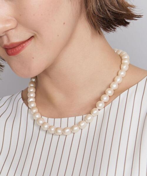 BEAUTY&YOUTH UNITED ARROWS（ビューティーアンドユースユナイテッドアローズ）の「BY DRESS シンプルパールモチーフショートネックレス（ネックレス・レディース・オフホワイト・FREE）」の8枚目の写真