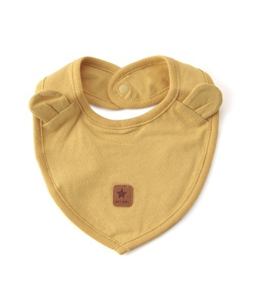 petit main的「耳付き三角スタイ(口水巾/圍兜)」