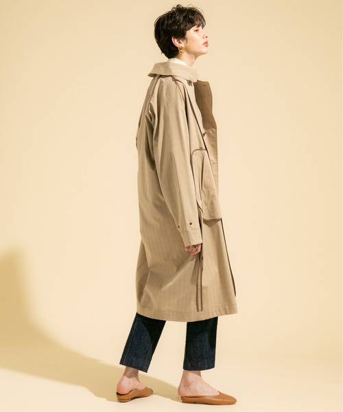 PUBLIC TOKYO(パブリックトウキョウ)の「極 トレンチコート(トレンチコート・レディース・ベージュ/マルチ・1/2)」の20枚目の写真