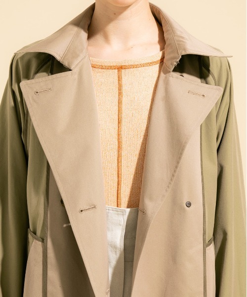 PUBLIC TOKYO(パブリックトウキョウ)の「極 トレンチコート(トレンチコート・レディース・ベージュ/マルチ・1/2)」の18枚目の写真