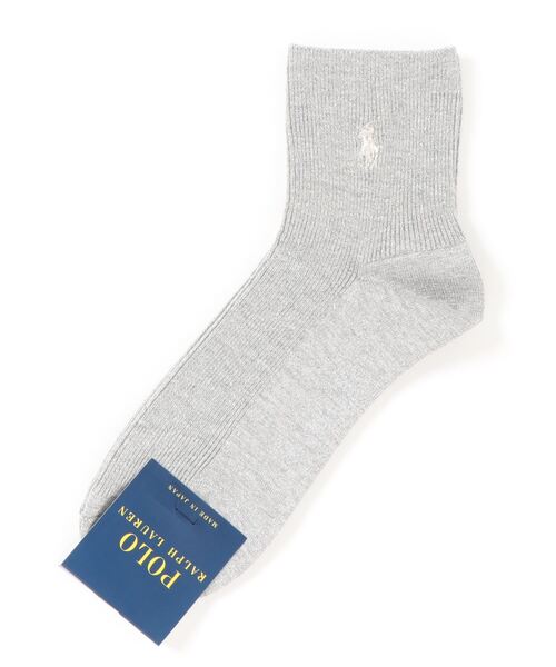 POLO RALPH LAUREN(ポロ ラルフ ローレン)の「POLO RALPH LAUREN レディース ワンポイント ラメ ショートソックス 03207228(ソックス/靴下・レディース・ベージュ/ネイビー/ブラック/オフホワイト/ライトグレー/ダークブルー/レッド系その他/ホワイト/ブラウン系その他/シルバーグレー/ブラック系その他/グレー系その他/パープル系その他/ダークネイビー/アイボリー・22-24cm)」の8枚目の写真