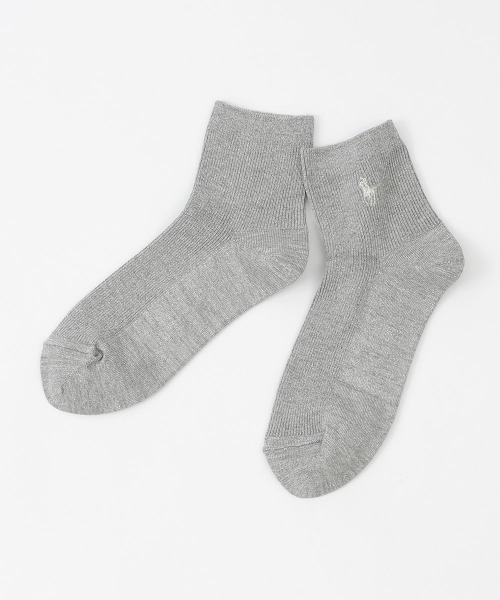 POLO RALPH LAUREN(ポロ ラルフ ローレン)の「POLO RALPH LAUREN レディース ワンポイント ラメ ショートソックス 03207228(ソックス/靴下・レディース・ベージュ/ネイビー/ブラック/オフホワイト/ライトグレー/ダークブルー/レッド系その他/ホワイト/ブラウン系その他/シルバーグレー/ブラック系その他/グレー系その他/パープル系その他/ダークネイビー/アイボリー・22-24cm)」の9枚目の写真