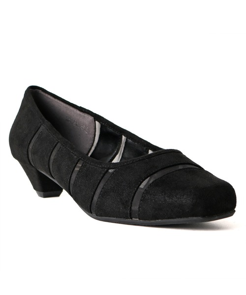 coca(ANDEX shoes product)(コカ)の「coca / コカ スクエアトゥ チュール ローヒール パンプス 120003(パンプス・レディース・ゴールド/ブラック/ネイビー・23.5cm/23.0cm/22.5cm/24.5cm/24.0cm/22.0cm)」の10枚目の写真