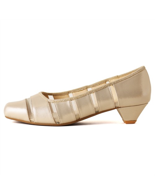 coca(ANDEX shoes product)(コカ)の「coca / コカ スクエアトゥ チュール ローヒール パンプス 120003(パンプス・レディース・ゴールド/ブラック/ネイビー・23.5cm/23.0cm/22.5cm/24.5cm/24.0cm/22.0cm)」の13枚目の写真