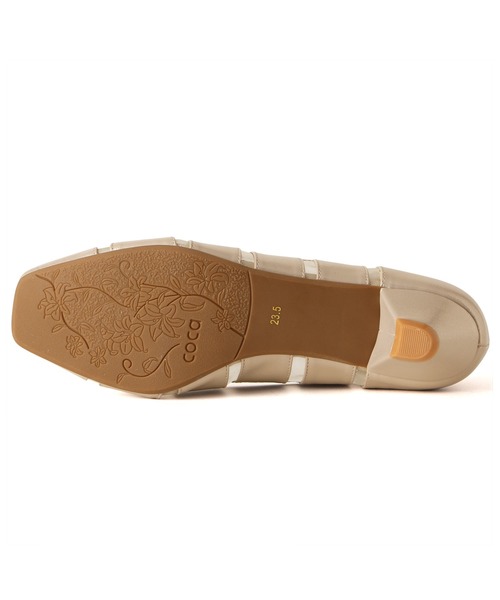 coca(ANDEX shoes product)(コカ)の「coca / コカ スクエアトゥ チュール ローヒール パンプス 120003(パンプス・レディース・ゴールド/ブラック/ネイビー・23.5cm/23.0cm/22.5cm/24.5cm/24.0cm/22.0cm)」の14枚目の写真