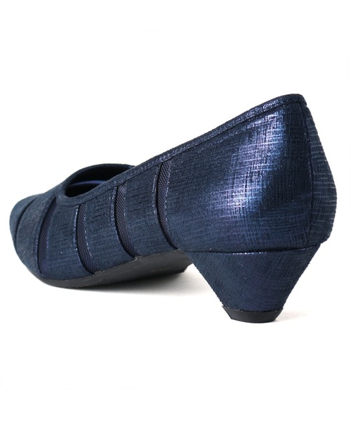 coca(ANDEX shoes product)(コカ)の「coca / コカ スクエアトゥ チュール ローヒール パンプス 120003(パンプス・レディース・ゴールド/ブラック/ネイビー・23.5cm/23.0cm/22.5cm/24.5cm/24.0cm/22.0cm)」の22枚目の写真