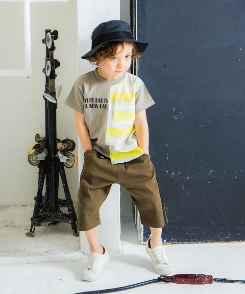 BRANSHES(ブランシェス)の「サイドラインパンツ(その他パンツ・キッズ・ブルー/カーキオリーブ・120cm/150cm/80cm/90cm/100cm/130cm/110cm/140cm)」の16枚目の写真