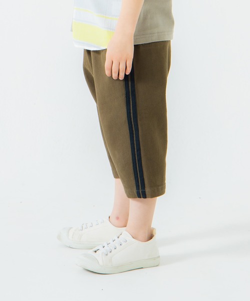 BRANSHES(ブランシェス)の「サイドラインパンツ(その他パンツ・キッズ・ブルー/カーキオリーブ・120cm/150cm/80cm/90cm/100cm/130cm/110cm/140cm)」の17枚目の写真