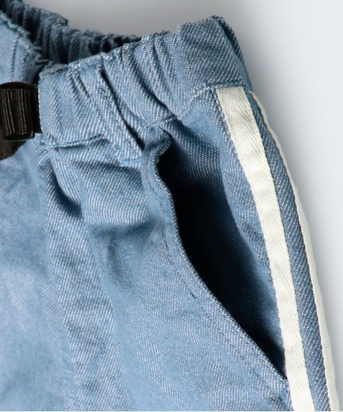 BRANSHES(ブランシェス)の「サイドラインパンツ(その他パンツ・キッズ・ブルー/カーキオリーブ・120cm/150cm/80cm/90cm/100cm/130cm/110cm/140cm)」の5枚目の写真