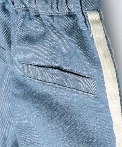 BRANSHES(ブランシェス)の「サイドラインパンツ(その他パンツ・キッズ・ブルー/カーキオリーブ・120cm/150cm/80cm/90cm/100cm/130cm/110cm/140cm)」の3枚目の写真