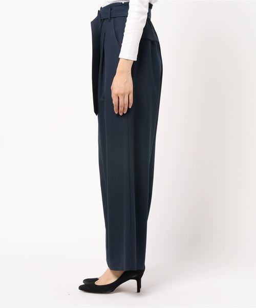 La SRIC（ラスリック）の「La SRIC/アシンメトリータックワイドパンツ（その他パンツ・レディース・ネイビー/ピンク/キャメル・FREE）」の22枚目の写真