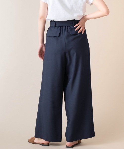 La SRIC（ラスリック）の「La SRIC/アシンメトリータックワイドパンツ（その他パンツ・レディース・ネイビー/ピンク/キャメル・FREE）」の11枚目の写真