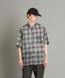 Steven Alan | <Steven Alan> VOIL/CHECK BD LOOSE SHORT SLEEVE SHIRT/シャツ(シャツ/ブラウス)