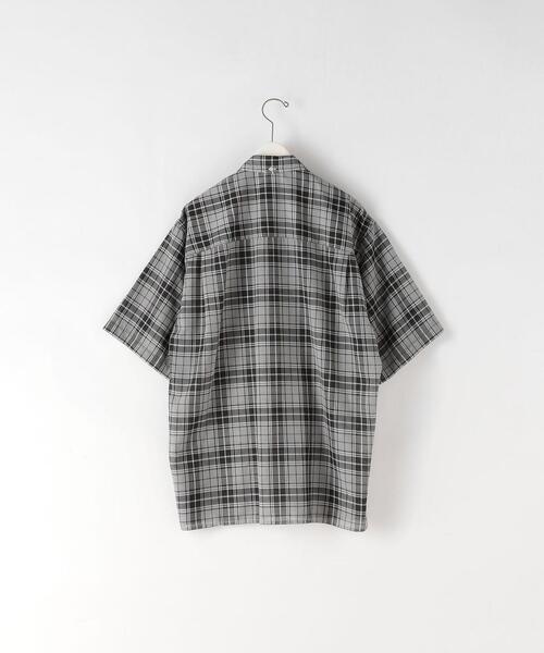 Steven Alan(スティーブンアラン)の「<Steven Alan> VOIL/CHECK BD LOOSE SHORT SLEEVE SHIRT/シャツ(シャツ/ブラウス・メンズ・オフホワイト/ブラック・SMALL/MEDIUM/LARGE/X-LARGE)」の14枚目の写真