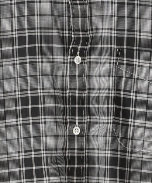 Steven Alan(スティーブンアラン)の「<Steven Alan> VOIL/CHECK BD LOOSE SHORT SLEEVE SHIRT/シャツ(シャツ/ブラウス・メンズ・オフホワイト/ブラック・SMALL/MEDIUM/LARGE/X-LARGE)」の18枚目の写真