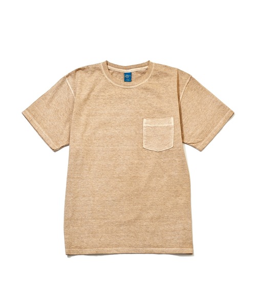 Good On(グッドオン)の「GOOD ON S/S CREW NECK POCKET T-SHIRTS (グッドオン クルーネック ポケット付きTシャツ)(Tシャツ/カットソー・メンズ・ブラウン/グレー系その他/ベージュ系その他/スモークピンク・M/S/L/XL)」の5枚目の写真