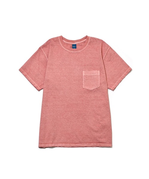 Good On(グッドオン)の「GOOD ON S/S CREW NECK POCKET T-SHIRTS (グッドオン クルーネック ポケット付きTシャツ)(Tシャツ/カットソー・メンズ・ブラウン/グレー系その他/ベージュ系その他/スモークピンク・M/S/L/XL)」の9枚目の写真