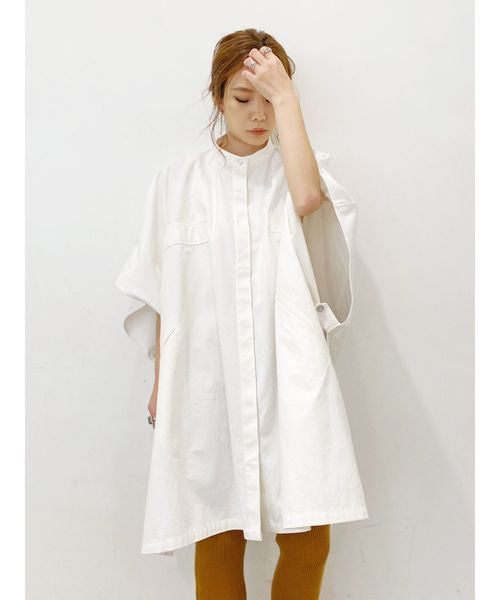 セール Ungrid アングリッド のファッション トップス シャツ ブラウス ビッグポンチョデザインシャツ シャツ ブラウス 取扱 店 東京