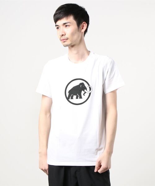 Mammut(マムート)の「クラシック Tシャツ / Classic T-Shirt Men(Tシャツ/カットソー・メンズ・ブラック/ネイビー/ホワイト×ブラック/カーキ/レッド/ブラック×レッド・LARGE/MEDIUM/X-LARGE/SMALL)」の2枚目の写真