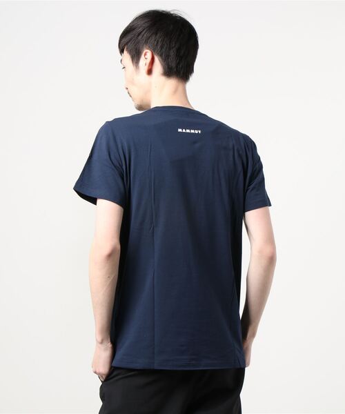 【美品】MAMMUT マムート タイト 刺繍ロゴ シャツ Mサイズ 登山等に MAMMUT マムート QD Logo Print T-Shirt AF Men 1017-02012