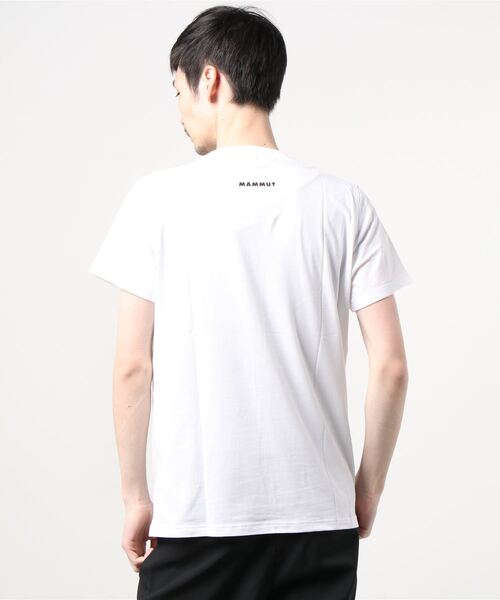 Mammut(マムート)の「クラシック Tシャツ / Classic T-Shirt Men(Tシャツ/カットソー・メンズ・ブラック/ネイビー/ホワイト×ブラック/カーキ/レッド/ブラック×レッド・LARGE/MEDIUM/X-LARGE/SMALL)」の7枚目の写真