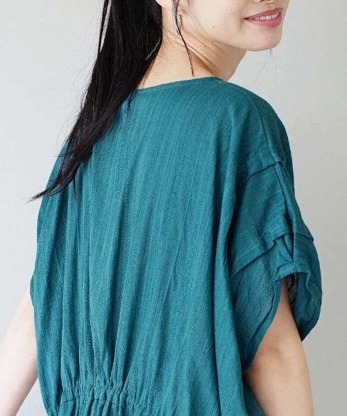 e-zakkamania stores（イーザッカマニアストアーズ）の「シャリン スリットロングワンピース（ワンピース・レディース・キャメル/パープル/ブラック/テラコッタ/ブルーグリーン・フリー）」の11枚目の写真