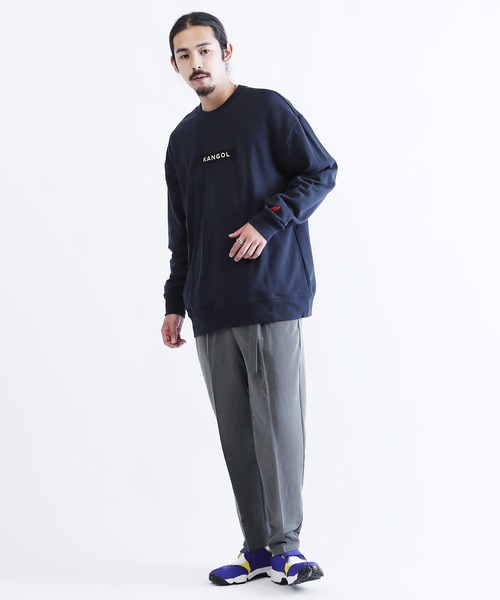 Lulu & Arnie(るるあんどあーにー)の「ベルテッドテーパードパンツ(スラックス・メンズ・ブラック/ベージュ/ネイビー/グレー/ブラウン系その他/ベージュ系その他/ブラウン系その他2・SMALL/LARGE/X-LARGE/XX-LARGE/MEDIUM)」の14枚目の写真