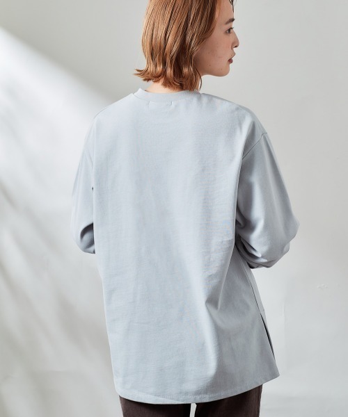 cepo(セポ)の「ソデカフスロンTee(Tシャツ/カットソー・レディース・チャコールグレー/グレー/ブラウン・M)」の12枚目の写真