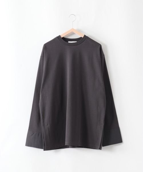 cepo(セポ)の「ソデカフスロンTee(Tシャツ/カットソー・レディース・チャコールグレー/グレー/ブラウン・M)」の11枚目の写真