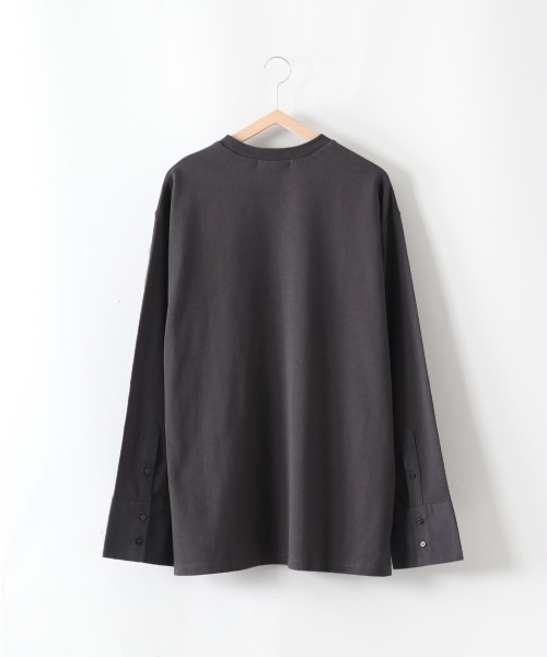 cepo(セポ)の「ソデカフスロンTee(Tシャツ/カットソー・レディース・チャコールグレー/グレー/ブラウン・M)」の17枚目の写真
