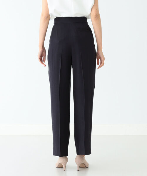 Demi-Luxe BEAMS レーヨンシルク セミワイドパンツ 夏向け Demi-Luxe BEAMS（デミルクス ビームス）の「Demi-Luxe BEAMS