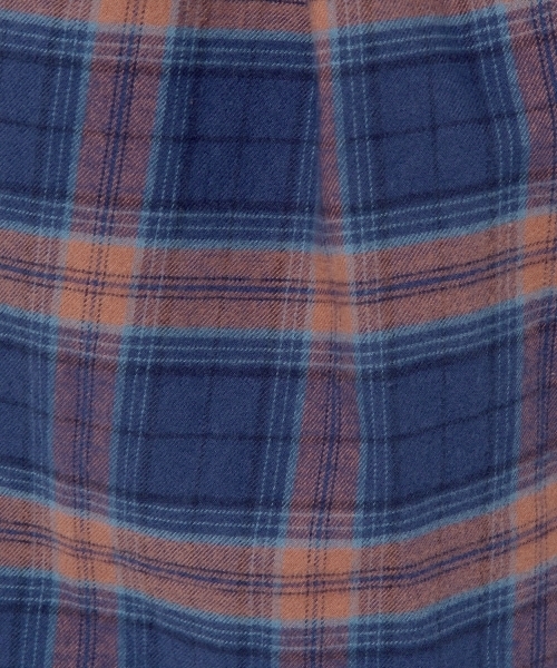 Another Edition（アナザーエディション）の「コットンチェックガウンシャツ/AE C/CHK GOWN SHT（シャツ/ブラウス・レディース・ブラウン/コバルトブルー/ネイビー・フリー）」の11枚目の写真