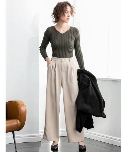 セール センタープレスきれいめワイドパンツ その他パンツ Fifth フィフス のファッション通販 Zozotown